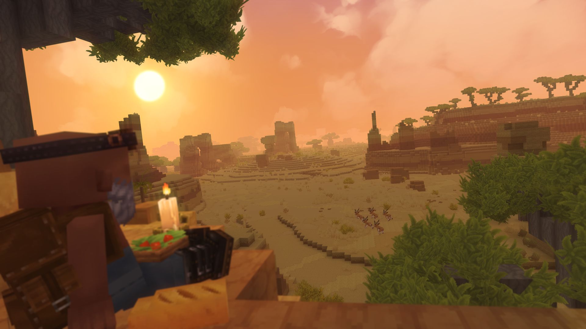 Hytale Desert Biome - Heat Haze and Sand Rendering